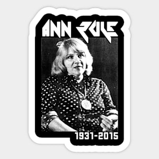 Ann Rule Sticker